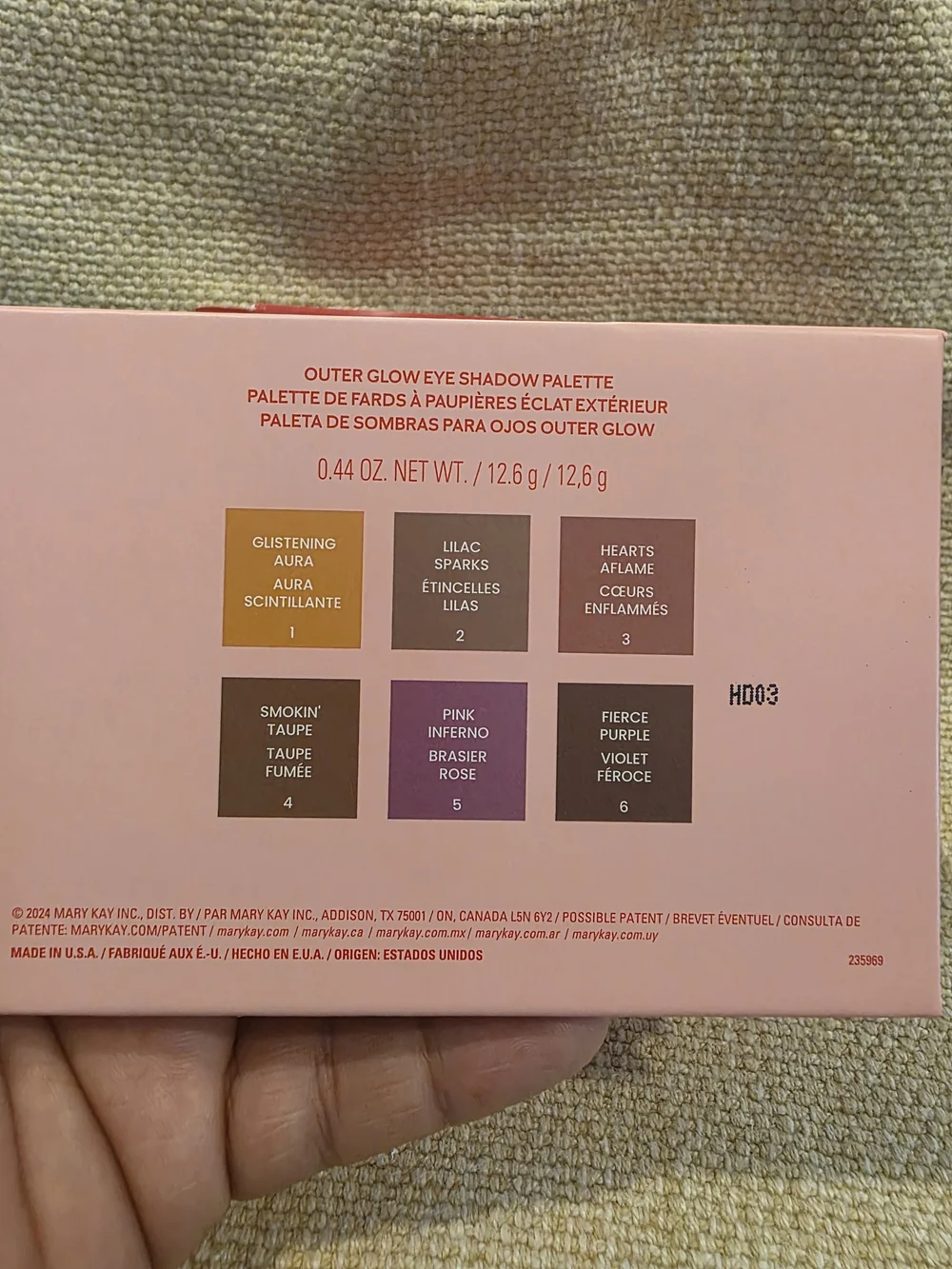 Mary Kay Six-Pan Eyeshadow Palette